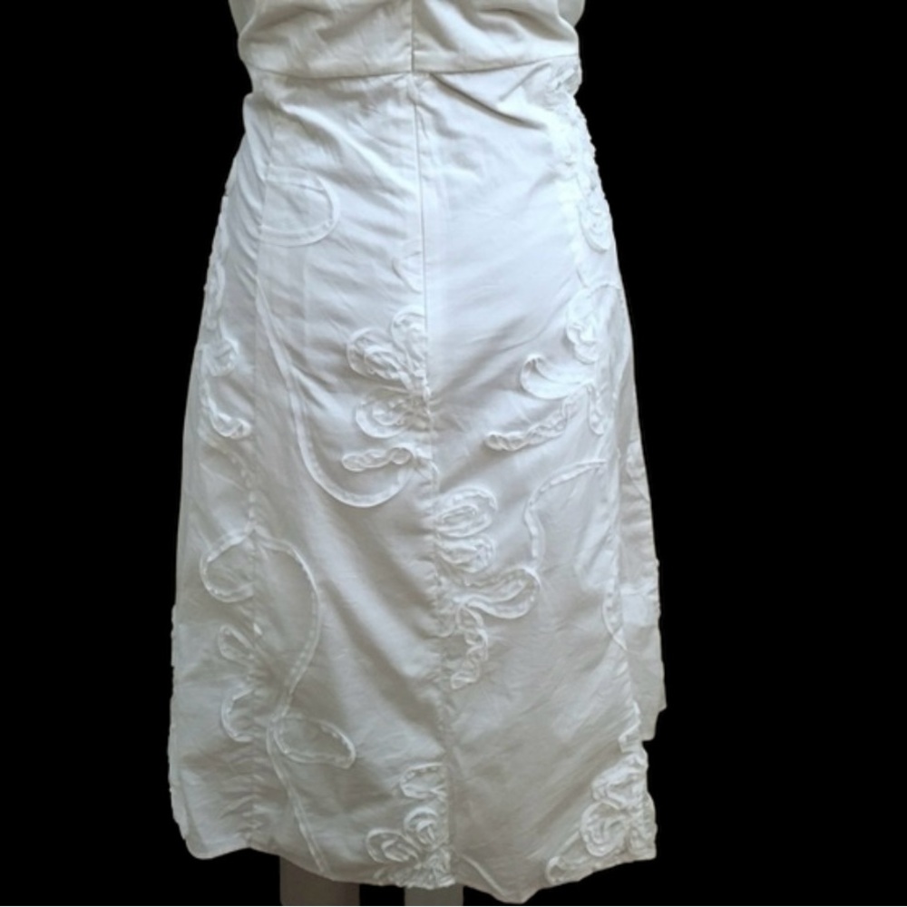 White House Black Market Strapless White Dress - Picture 4 of 5